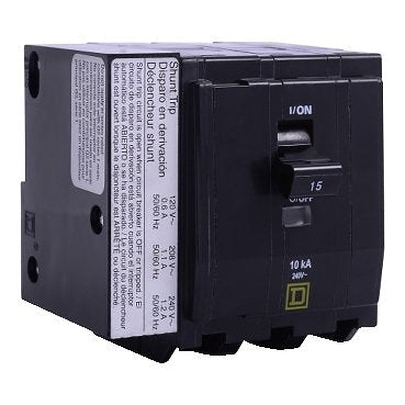 Mini circuit breaker, QO, 20A, 3 pole, 120/240VAC, 65kA, bolt on, AC shunt (Mini circuit breaker QO) is a Schneider Electric product. Designed for reliable performance and long service life. Available across Iraq — contact us for pricing and delivery options.