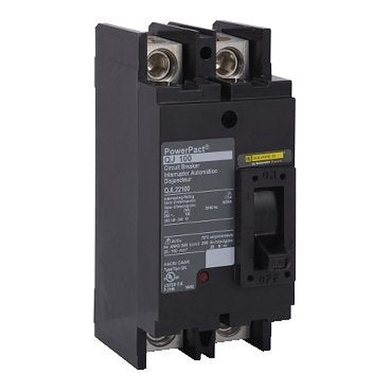 Circuit breaker, PowerPacT Q, 200A, 2 pole, 240VAC, 100kA, lugs, thermal magnetic, 80% (Circuit breaker PowerPacT Q) is a Schneider Electric product. Designed for reliable performance and long service life. Available across Iraq — contact us for pricing and delivery options.