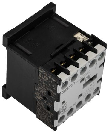 Omron J7KNA Contactor, 230V ac Coil, 3-Pole, 9 A, 4 kW 230V ac, 1 NO, 888V