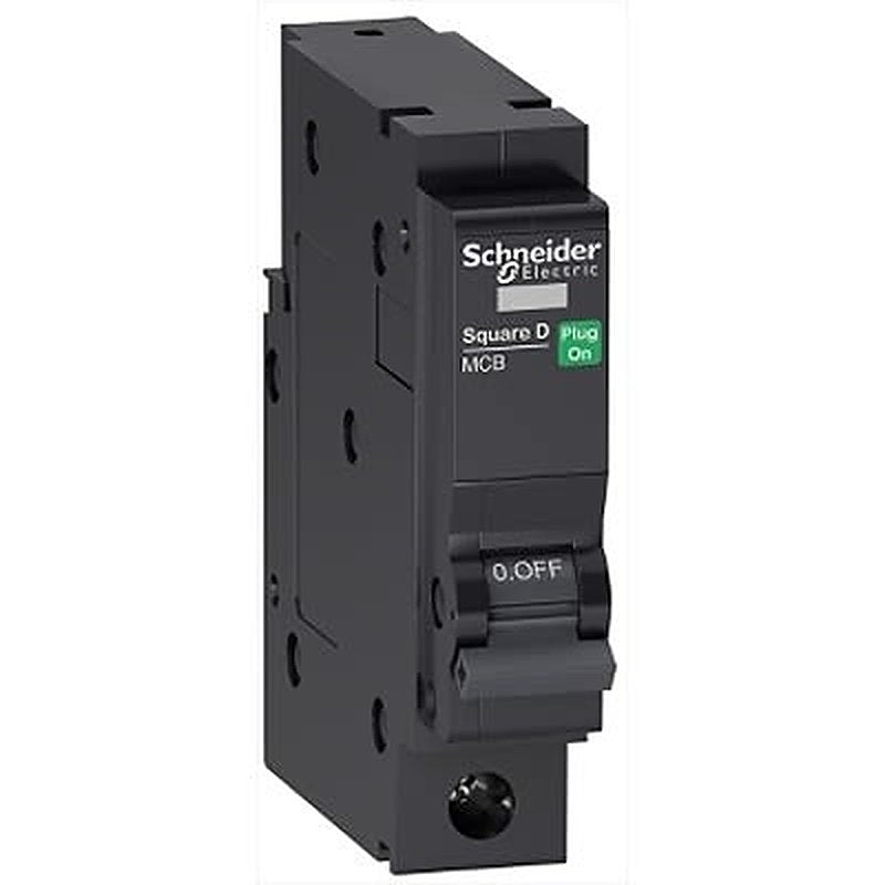Schneider Electric Qovs Circuit Breaker, 1-Pole, 10000A, C Curve, 415V ac AC, 0 A Breaking Capacity