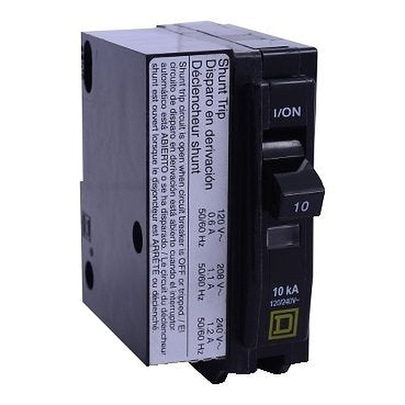 Mini circuit breaker, QO, 20A, 1 pole, 120/240VAC, 22kA, plug in, AC shunt (Mini circuit breaker QO) is a Schneider Electric product. Designed for reliable performance and long service life. Available across Iraq — contact us for pricing and delivery options.