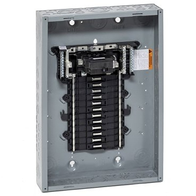Load center, QO, 1 phase, 24 spaces, 34 circuits, 125A convertible main breaker, PoN, NEMA1 (Load center QO) is a Schneider Electric product. Designed for reliable performance and long service life. Available across Iraq — contact us for pricing and delivery options.