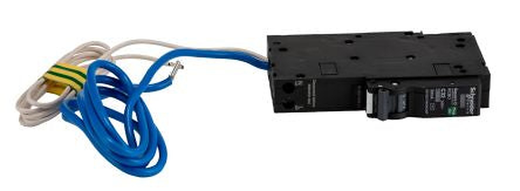 Schneider Electric Residual Current Circuit Breaker with Overload Protection, 32A Current Rating, 1-Pole, 30 mA Trip