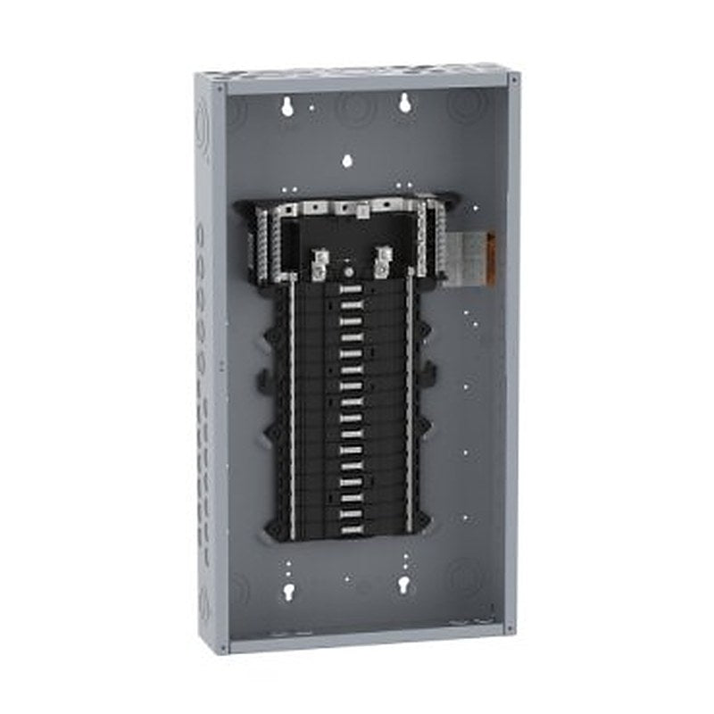 Load center, QO, 1 phase, 32 spaces, 38 circuits, 125A convertible main lugs, PoN, NEMA1, gnd bar (Load center QO) is a Schneider Electric product. Designed for reliable performance and long service life. Available across Iraq — contact us for pricing and delivery options.