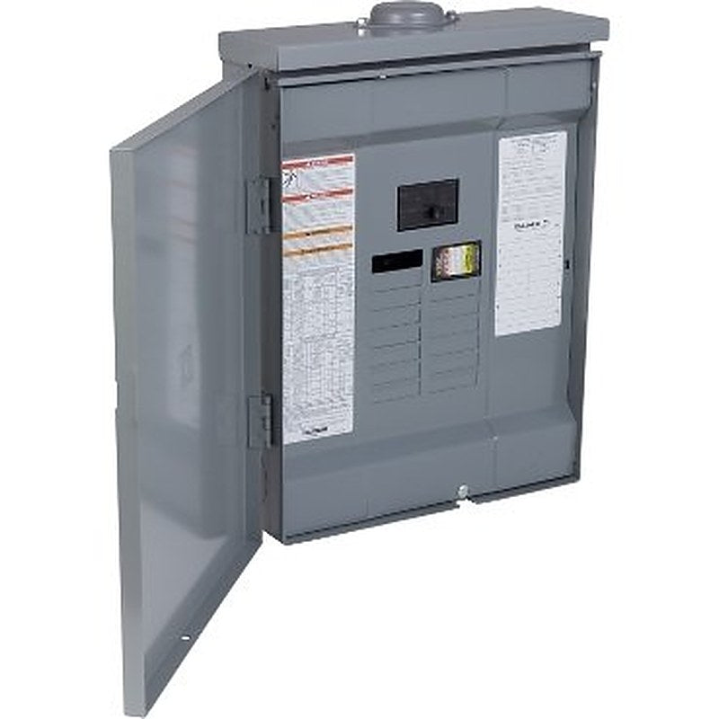 Load center, QO, 1 phase, 6 spaces, 12 circuits, 125A convertible main breaker, NEMA3R, feedthru lugs (NEMA3R) is a Schneider Electric product. Designed for reliable performance and long service life. Available across Iraq — contact us for pricing and delivery options.