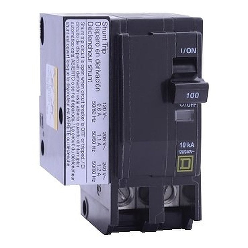 Mini circuit breaker, QO, 10A, 2 pole, 120/240VAC, 10kA, plug in, AC shunt (Mini circuit breaker QO) is a Schneider Electric product. Designed for reliable performance and long service life. Available across Iraq — contact us for pricing and delivery options.