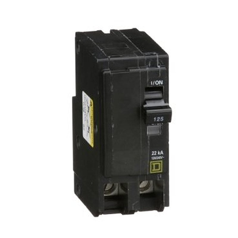 Mini circuit breaker, QO, 125A, 2 pole, 120/240VAC, 22kA, plug in (Mini circuit breaker QO) is a Schneider Electric product. Designed for reliable performance and long service life. Available across Iraq — contact us for pricing and delivery options.