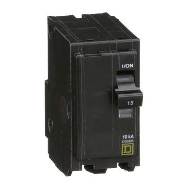 Mini circuit breaker, QO, 15A, 2 pole, 120/240VAC, 10kA, plug in, clam (Mini circuit breaker QO) is a Schneider Electric product. Designed for reliable performance and long service life. Available across Iraq — contact us for pricing and delivery options.