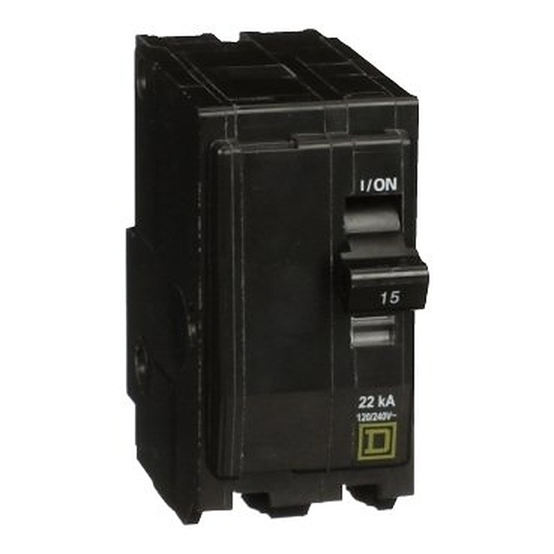 Mini circuit breaker, QO, 15A, 2 pole, 120/240VAC, 22kA, plug in (Mini circuit breaker QO) is a Schneider Electric product. Designed for reliable performance and long service life. Available across Iraq — contact us for pricing and delivery options.