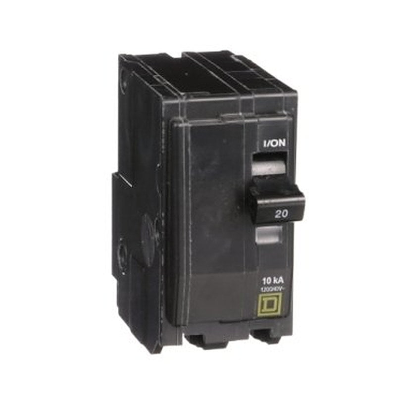 Mini circuit breaker, QO, 20A, 2 pole, 120/240VAC, 10kA, plug in, consumer pack (Mini circuit breaker QO) is a Schneider Electric product. Designed for reliable performance and long service life. Available across Iraq — contact us for pricing and delivery options.