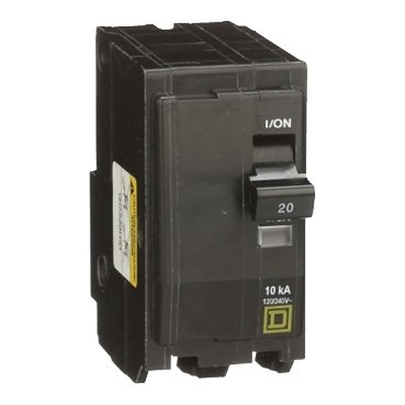 Mini circuit breaker, QO, 20A, 2 pole, 120/240VAC, 10kA, plug in, high density discharge (Mini circuit breaker QO) is a Schneider Electric product. Designed for reliable performance and long service life. Available across Iraq — contact us for pricing and delivery options.
