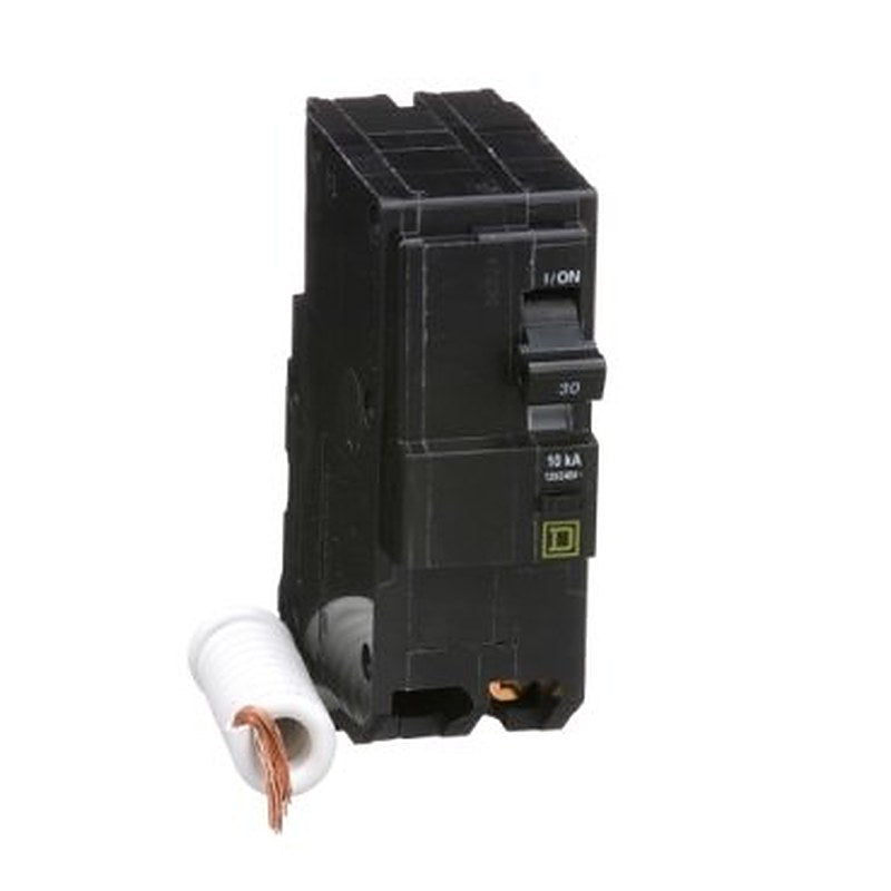 Mini circuit breaker, QO, 30A, 2 pole, 120/240VAC, 10kA, plug in, 30mA grd fault B [TAA] (Mini circuit breaker QO) is a Schneider Electric product. Designed for reliable performance and long service life. Available across Iraq — contact us for pricing and delivery options.