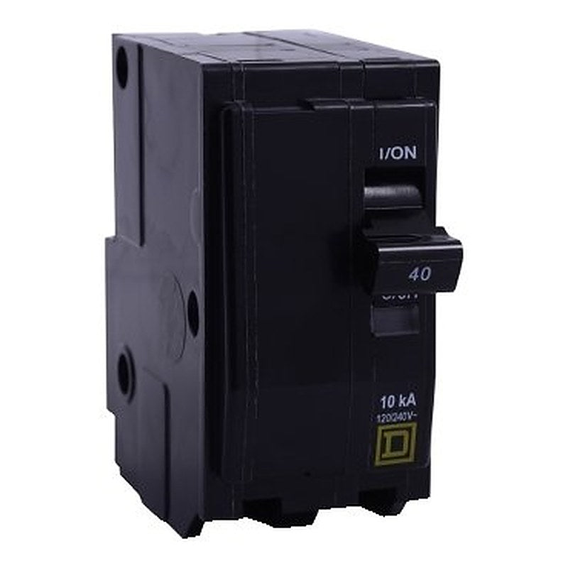 Mini circuit breaker, QO, 40A, 2 pole, 120/240VAC, 10kA, plug in, ring (Mini circuit breaker QO) is a Schneider Electric product. Designed for reliable performance and long service life. Available across Iraq — contact us for pricing and delivery options.