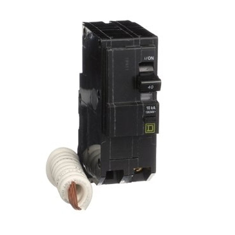 Mini circuit breaker, QO, 40A, 2 pole, 120/240VAC, 10kA, plug in, 30mA grd fault B [TAA] (Mini circuit breaker QO) is a Schneider Electric product. Designed for reliable performance and long service life. Available across Iraq — contact us for pricing and delivery options.