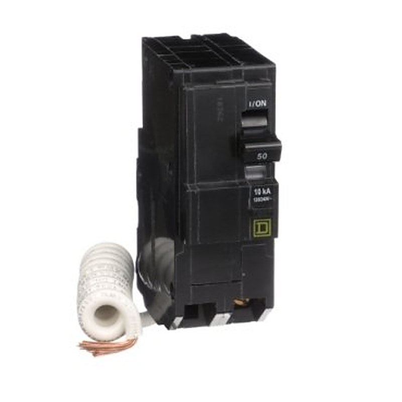 Mini circuit breaker, QO, 50A, 2 pole, 120/240VAC, 10kA, plug in, 30mA grd fault B [TAA] (Mini circuit breaker QO) is a Schneider Electric product. Designed for reliable performance and long service life. Available across Iraq — contact us for pricing and delivery options.