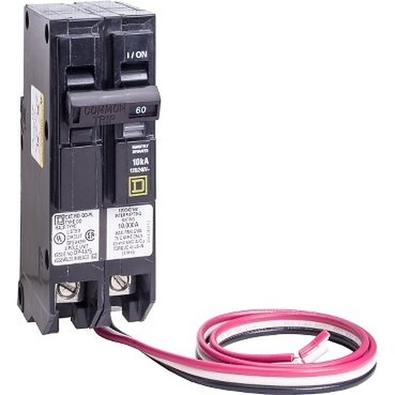 Mini circuit breaker, QO, 60A, 2 pole, 120/240VAC, 10kA, plug in, Powerlink (Mini circuit breaker QO) is a Schneider Electric product. Designed for reliable performance and long service life. Available across Iraq — contact us for pricing and delivery options.