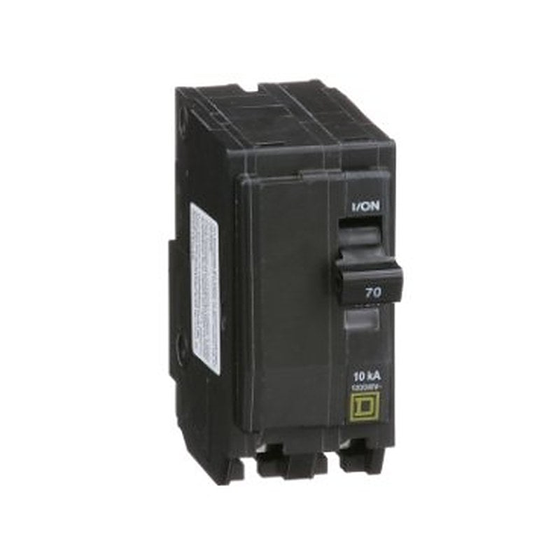 Mini circuit breaker, QO, 70A, 2 pole, 120/240VAC, 10kA, plug in (Mini circuit breaker QO) is a Schneider Electric product. Designed for reliable performance and long service life. Available across Iraq — contact us for pricing and delivery options.