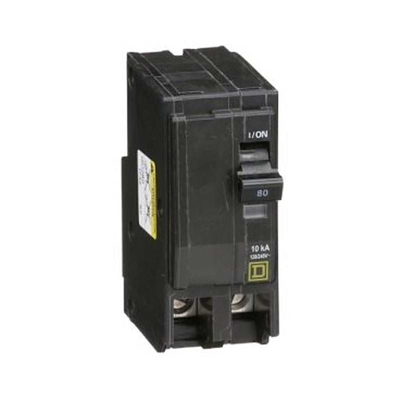 Mini circuit breaker, QO, 80A, 2 pole, 120/240VAC, 10kA, plug in, consumer pack (Mini circuit breaker QO) is a Schneider Electric product. Designed for reliable performance and long service life. Available across Iraq — contact us for pricing and delivery options.