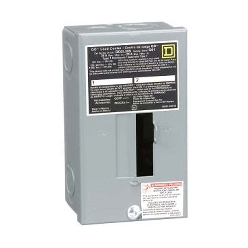 Load center, QO, 1 phase, 2 spaces, 2 circuits, 30A fixed main lugs, NEMA1, surface cover (Load center QO) is a Schneider Electric product. Designed for reliable performance and long service life. Available across Iraq — contact us for pricing and delivery options.