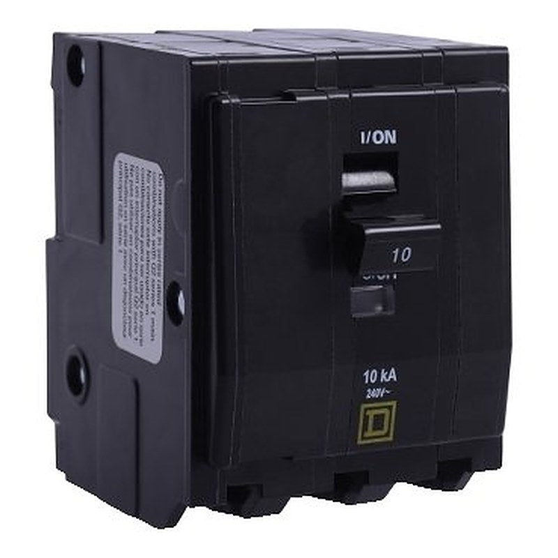 Mini circuit breaker, QO, 10A, 3 pole, 120/240VAC, 10kA, plug in, ring (Mini circuit breaker QO) is a Schneider Electric product. Designed for reliable performance and long service life. Available across Iraq — contact us for pricing and delivery options.