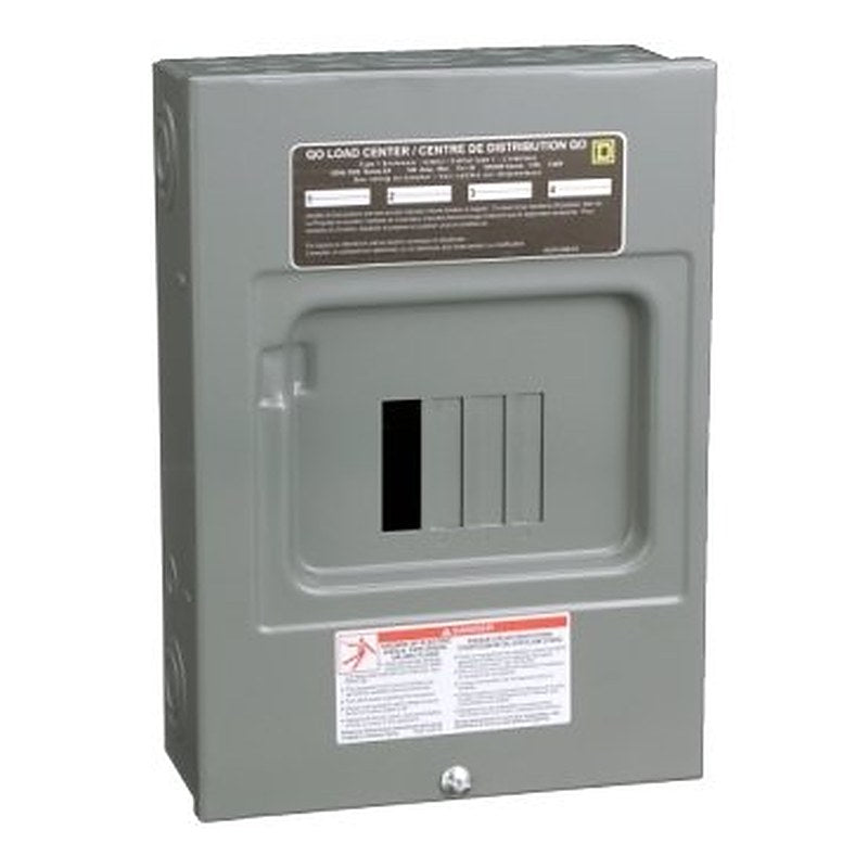 Load center, QO, 1 phase, 4 spaces, 4 circuits, 100A convertible main lugs, NEMA1, surface cover, CSA (Load center QO) is a Schneider Electric product. Designed for reliable performance and long service life. Available across Iraq — contact us for pricing and delivery options.