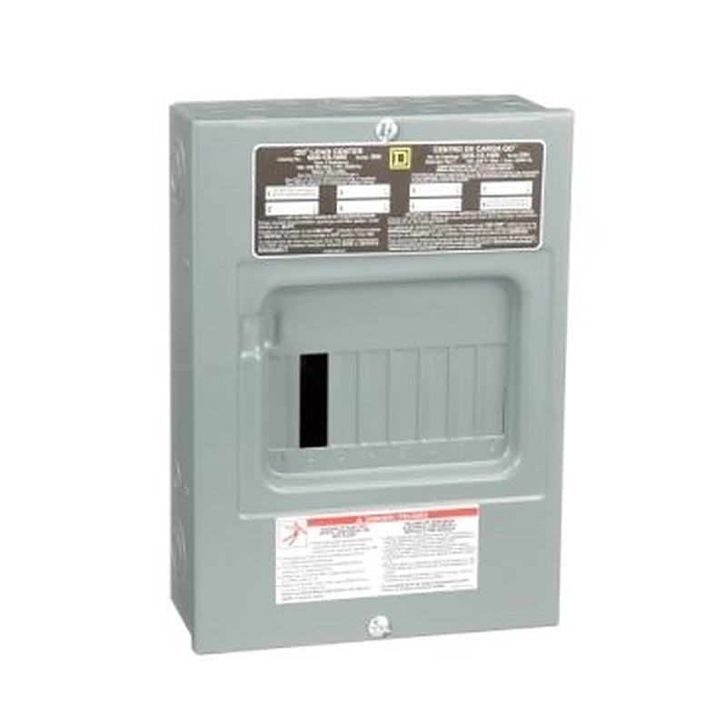 Load center, QO, 1 phase, 6 spaces, 12 circuits, 100A fixed main lugs, NEMA1, surface cover, consumer pack (Load center QO) is a Schneider Electric product. Designed for reliable performance and long service life. Available across Iraq — contact us for pricing and delivery options.