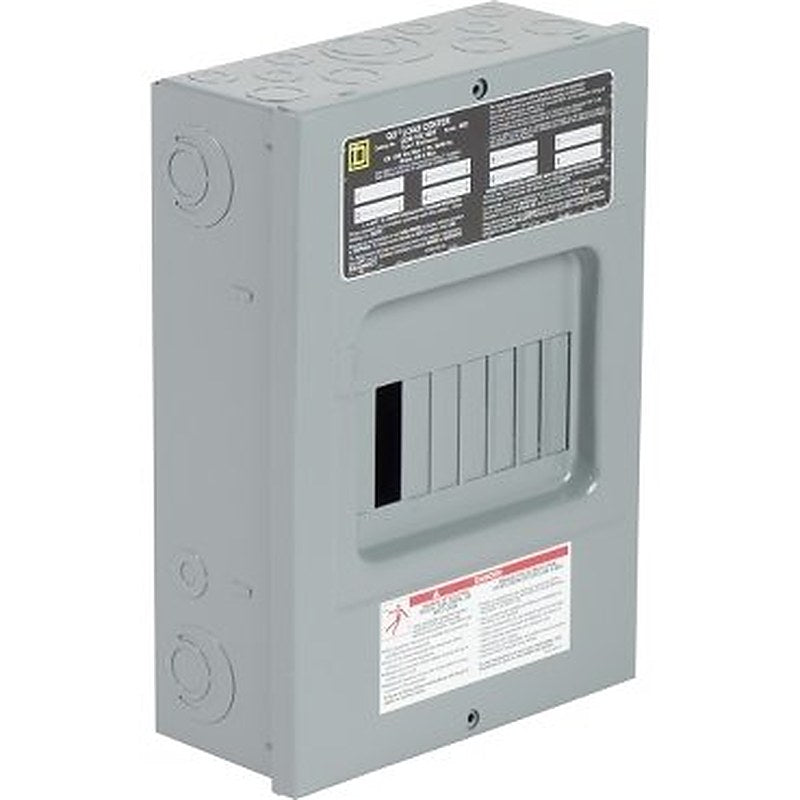 Load center, QO, 1 phase, 6 spaces, 12 circuits, 100A fixed main lugs, NEMA1, gnd bar, surface cover, CSA (Load center QO) is a Schneider Electric product. Designed for reliable performance and long service life. Available across Iraq — contact us for pricing and delivery options.