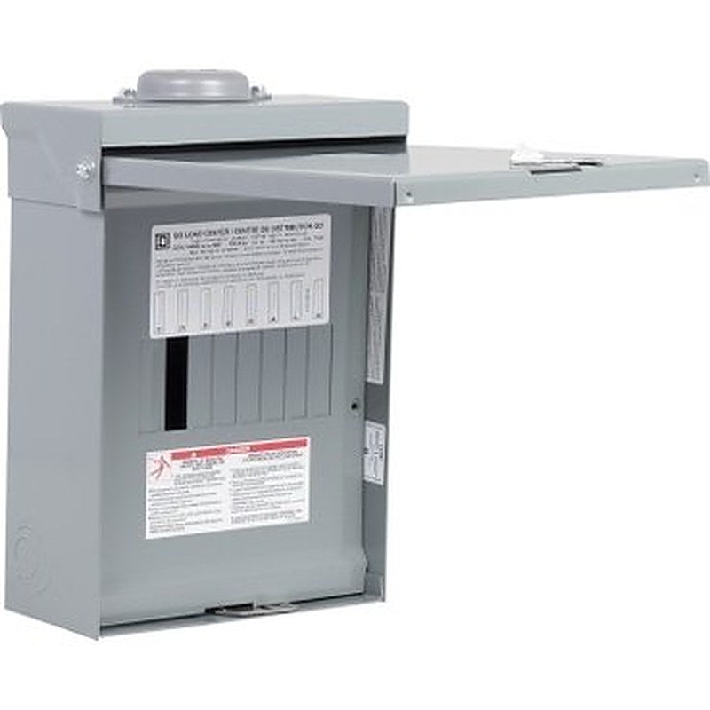 Load center, QO, 1 phase, 8 spaces, 8 circuits, 100A convertible main lugs, NEMA3R (NEMA3R) is a Schneider Electric product. Designed for reliable performance and long service life. Available across Iraq — contact us for pricing and delivery options.