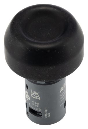 ABB Compact Series Push Button Switch, Momentary, Panel, 22 mm Cutout, 1 NO/1 NC, IP20, IP66, IP67, IP69K, 125 V 240 V