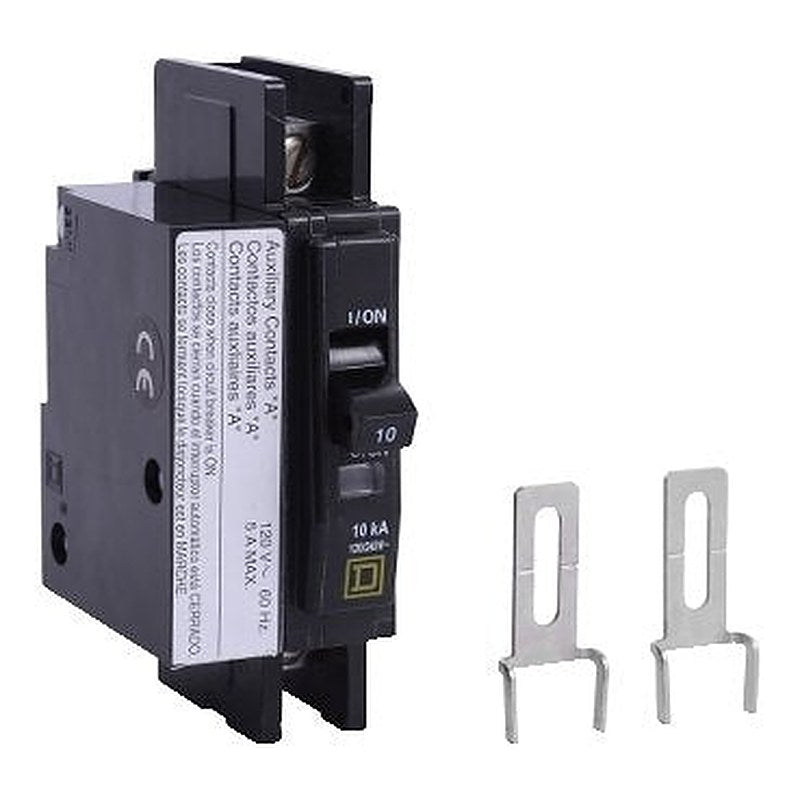 Mini circuit breaker, QOU, 15A, 1 pole, 120/240 VAC, 10kA, auxiliary switch (Mini circuit breaker QOU) is a Schneider Electric product. Designed for reliable performance and long service life. Available across Iraq — contact us for pricing and delivery options.