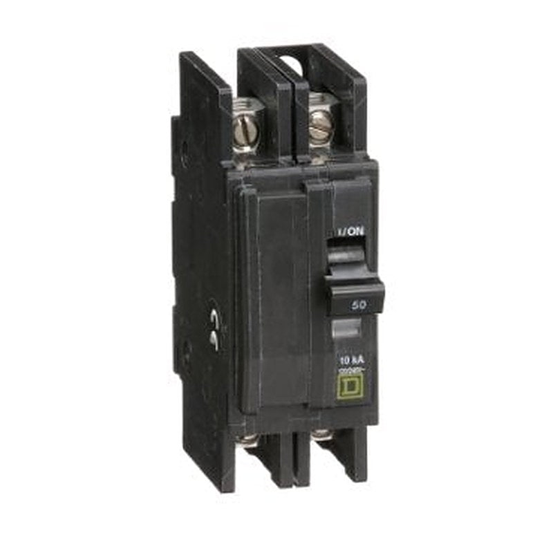 Mini circuit breaker, QOU, 50A, 2 pole, 120/240VAC, 10kA (Mini circuit breaker QOU) is a Schneider Electric product. Designed for reliable performance and long service life. Available across Iraq — contact us for pricing and delivery options.