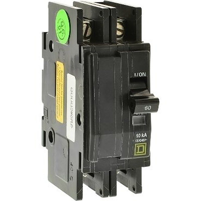 Mini circuit breaker, QOU, 60A, 2 pole, 120/240VAC, 10kA, four point quick connect terminals, returnable packaging (Mini circuit breaker QOU) is a Schneider Electric product. Designed for reliable performance and long service life. Available across Iraq — contact us for pricing and delivery options.