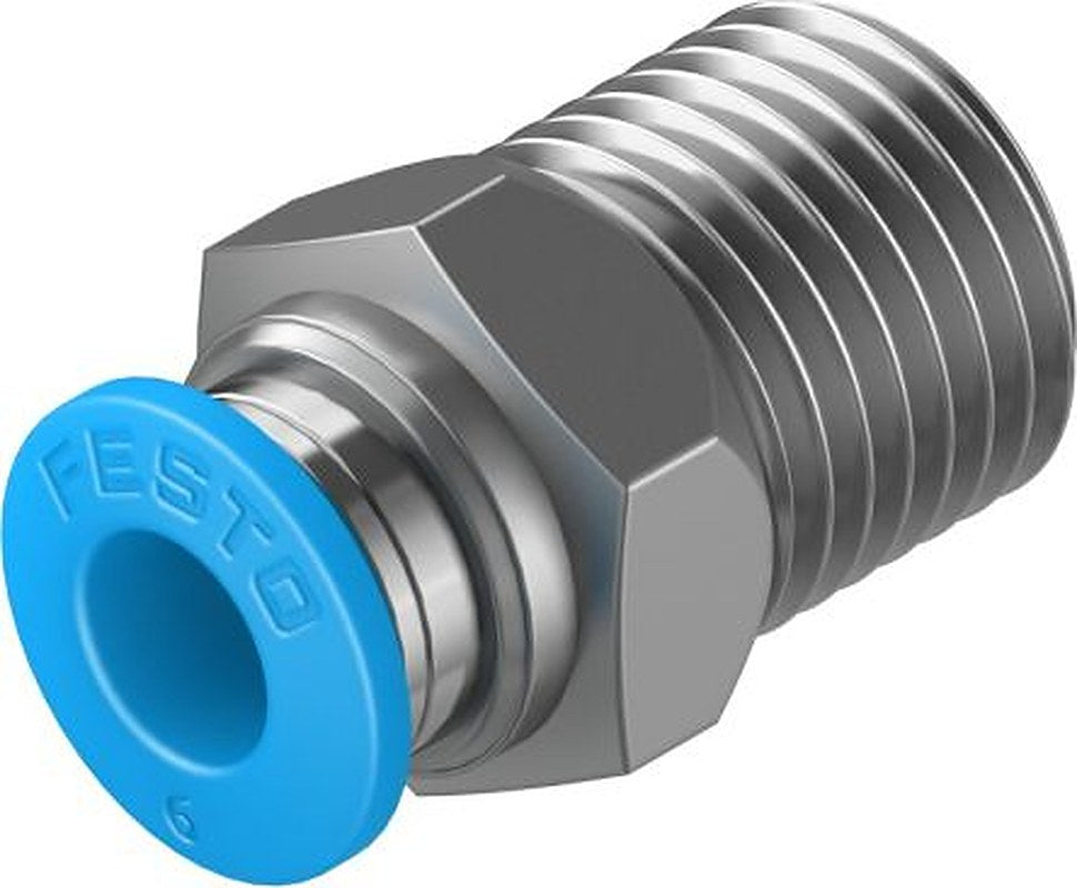 Festo QS Series, 153003, Male, 1/4 in, R