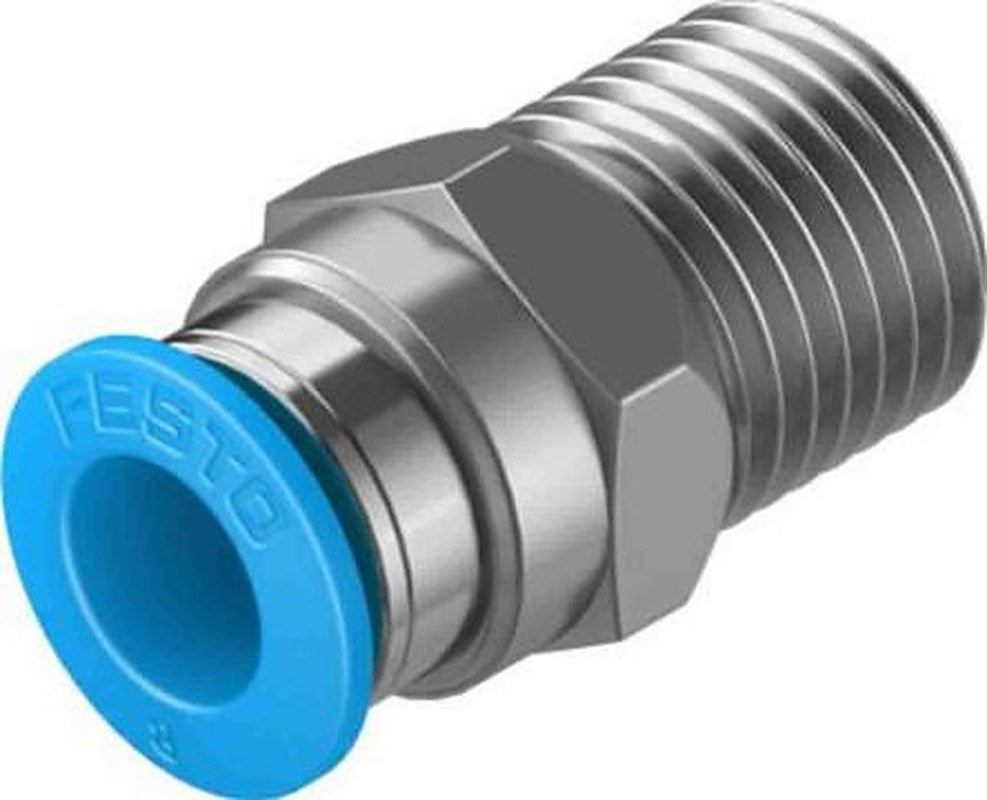 Festo QS-1/4-8-50 Series, 130678, Male, R 1/4 in, R