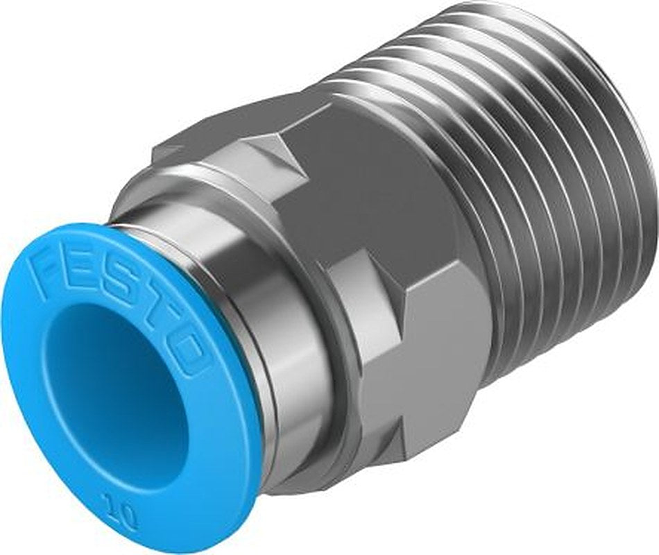 Festo QS Series, 153008, Male, 3/8 in, R