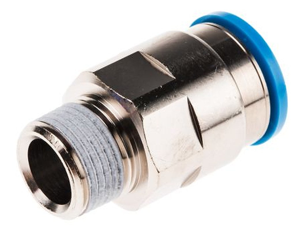 Festo QS Series, 164957, Male, 3/8 in, R