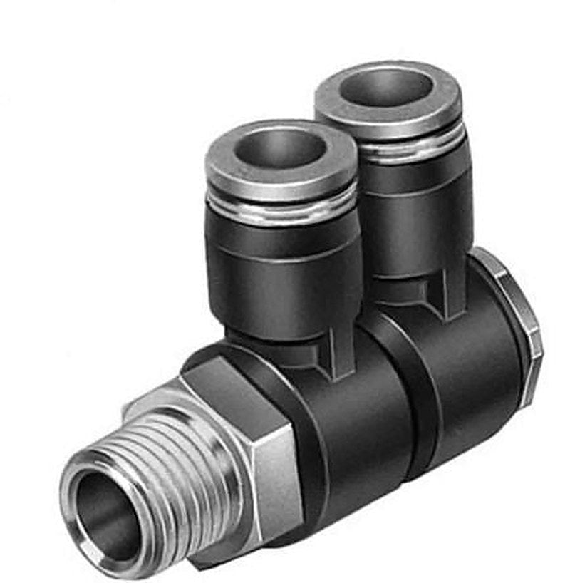 Festo QSL Series, 153217, Male Thread R1/4, Tubing Outside Diameter 10 mm
