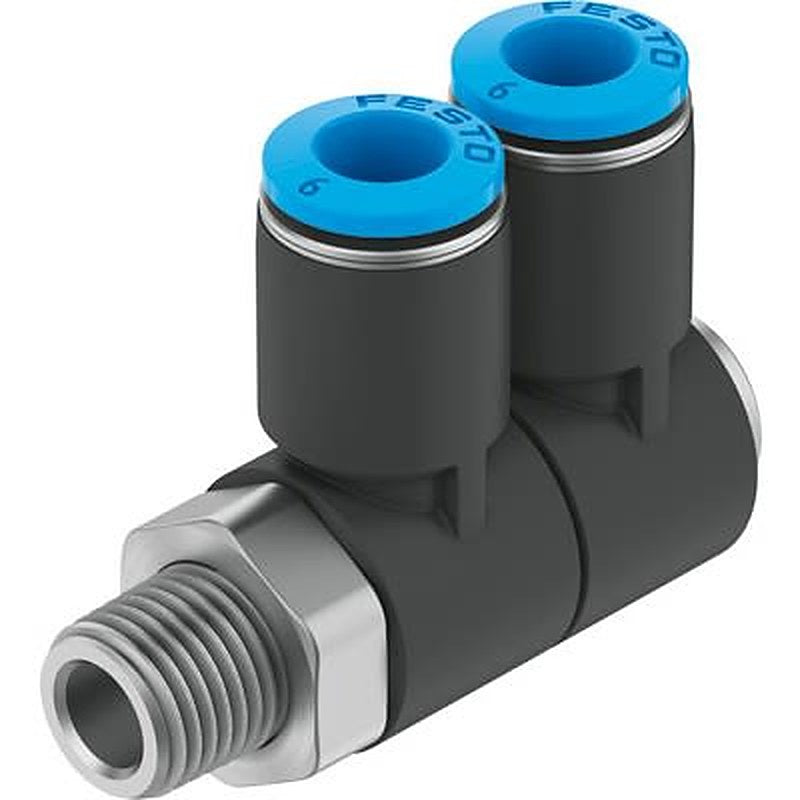 Festo QSLV2 Series, 190765 Threaded Threaded to Tube