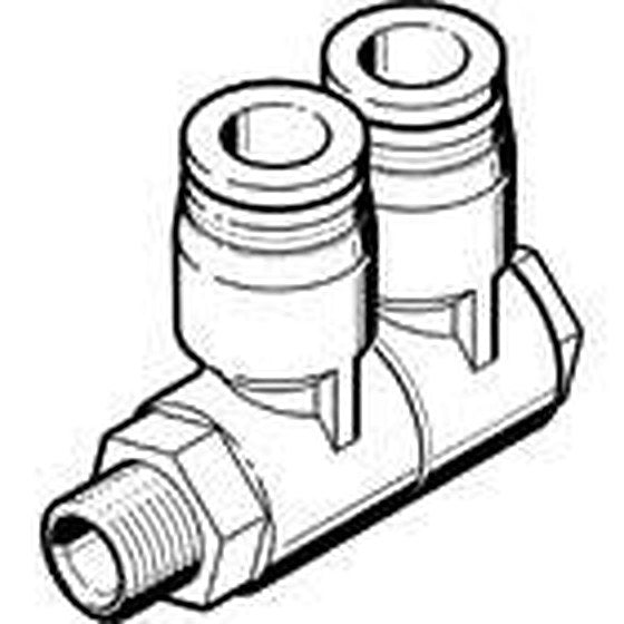 Festo QSLV Series, 153212, Male Thread R1/8