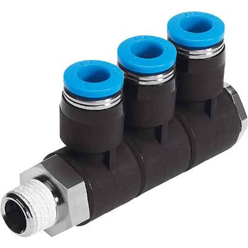 Festo QSLV3 Series, 190781 Threaded Threaded to Tube