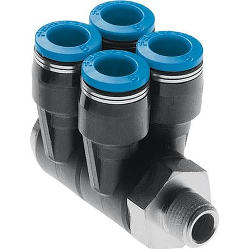 Festo QSLV4 Series, 190793 Threaded Threaded to Tube
