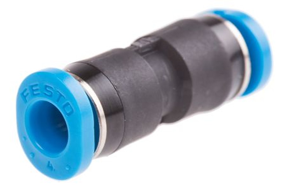 Festo QSM Series, 153324 Polybutylene Terephthalate, Nickel Plated Brass, POM, Stainless Steel, Polypropylene, Nitrile