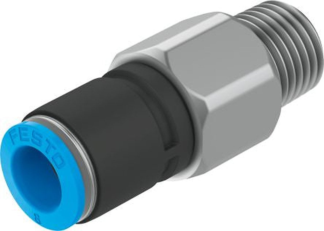 Festo QSR Polybutylene Terephthalate Pneumatic Rotary Union, R, Push-in