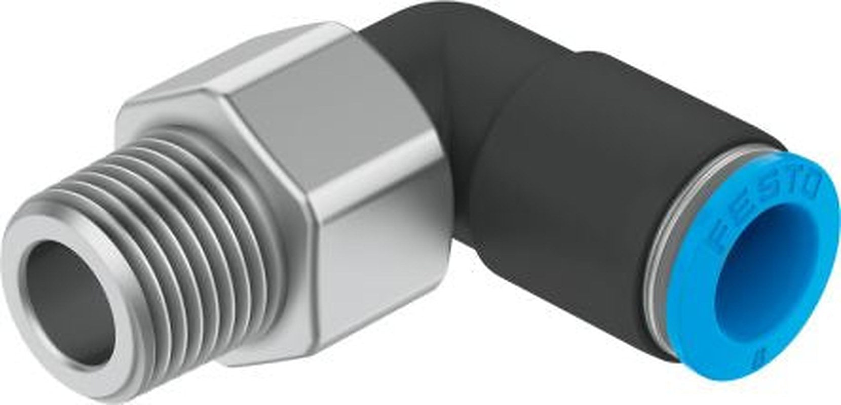 Festo QSRL Polybutylene Terephthalate Pneumatic Rotary Union, R, Push-in