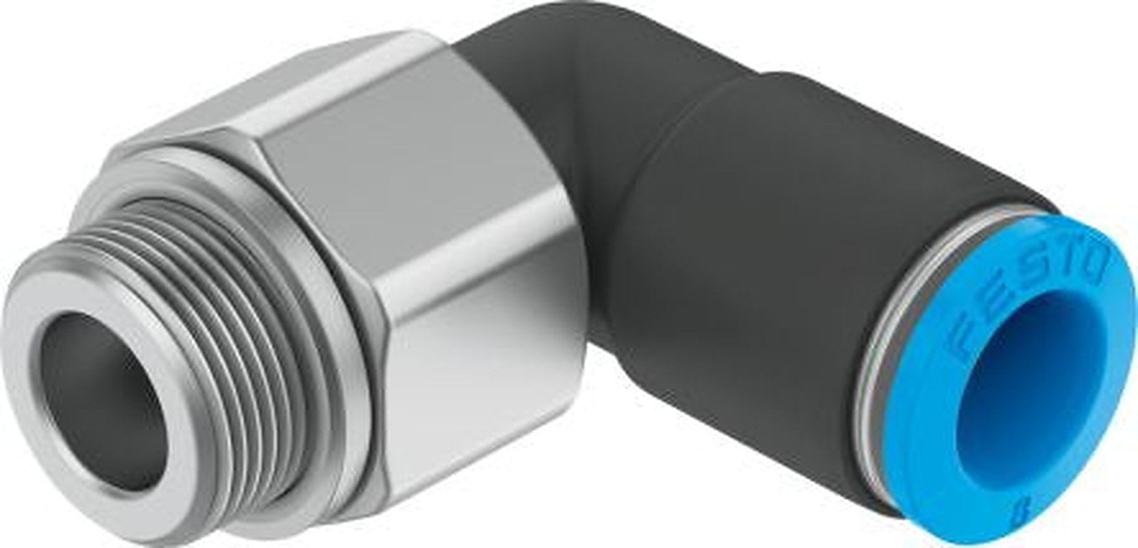 Festo QSRL Polybutylene Terephthalate Pneumatic Rotary Union, ISO 8573-1:2010, Push-in