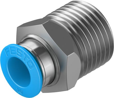 Festo QS Series, 190646, Male, 1/2 in, R