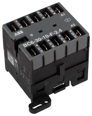 ABB B Contactor, 24V dc Coil, 3-Pole, 20 A, 4 kW 32V, 3 NO