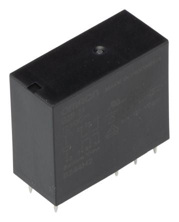 Omron PCB Power Relay, 12V Coil, 4A Switching Current, DPDT