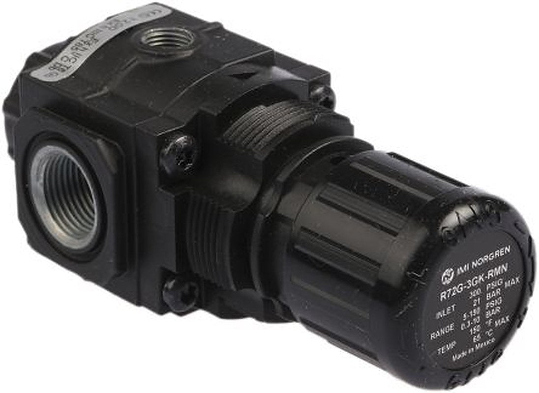 Norgren Pneumatic Regulator -, G 3/8 0.3 bar R72G