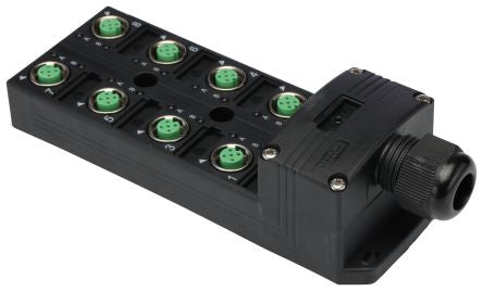 Phoenix Contact SACB-8/16-L-C SCO Series Sensor Box, 8 Port, 10 m